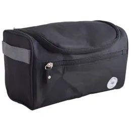 Urban Man Court Boxy Toiletry Bag Black Closed